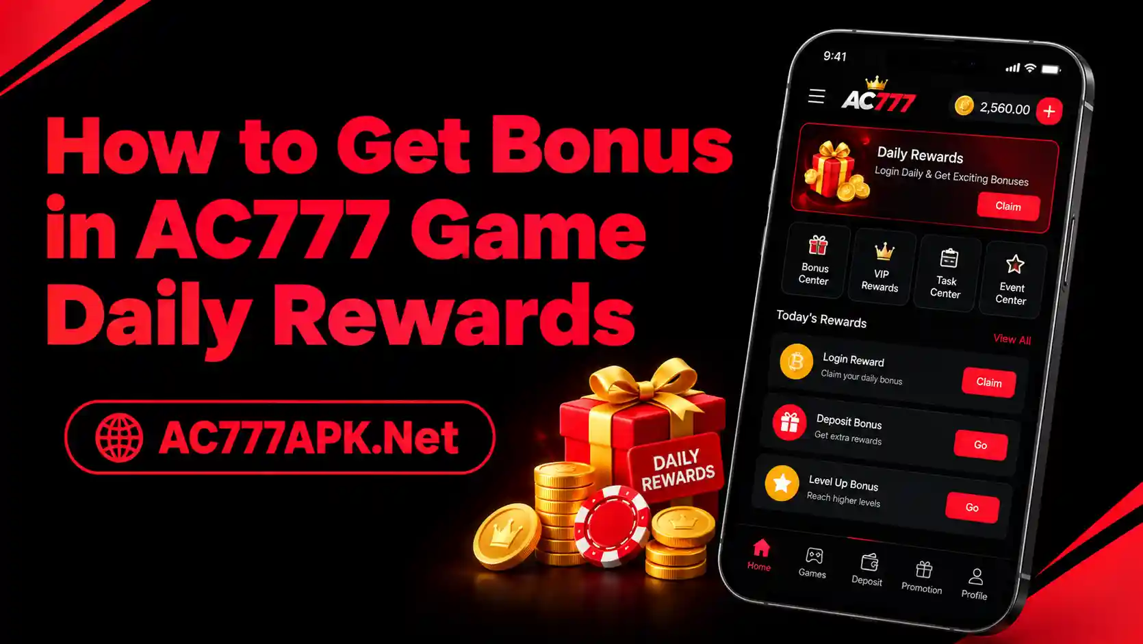 Get Bonus in AC777 Game